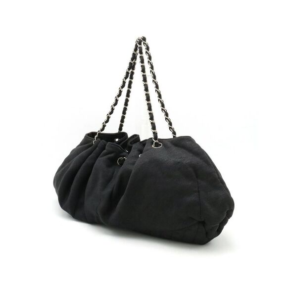 Pre Loved Chanel Cotton Jersey Tote Bag in Very Good Condition - Picture 2 of 8